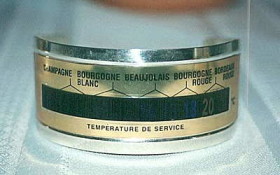 termometro in argento a cristalli liquidi